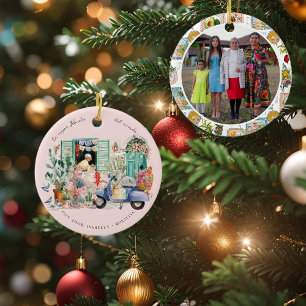 De Beste Oma van de Wereld Gepersonaliseerd Keramisch Ornament