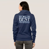 De beste oma van de wereld hoodie (Achterkant volledig)