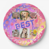 De beste ooit! Foto Birthday Paper Bord - HAMbWG (Voorkant)