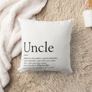 De beste oom Funcle-definitie van Fun World ooit Kussen