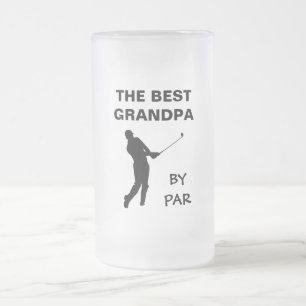 De Beste Opa Door Par Golf Opa Golfer Spelgrap Matglas Bierpul