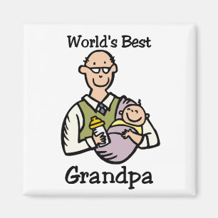 De beste opa magnet ter wereld magneet
