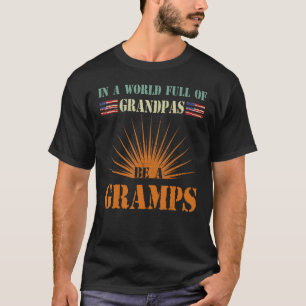 De beste opa ooit in een wereld vol opa's zijn een t-shirt