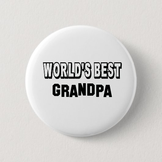 De beste opa ter wereld ronde button 5,7 cm (Voorkant)