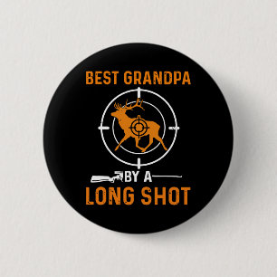 De beste opa van een lange brute lui die jacht op ronde button 5,7 cm