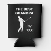 De beste opa van Par Golf Granddad Golfer pun Blikjeskoeler (Voorkant)