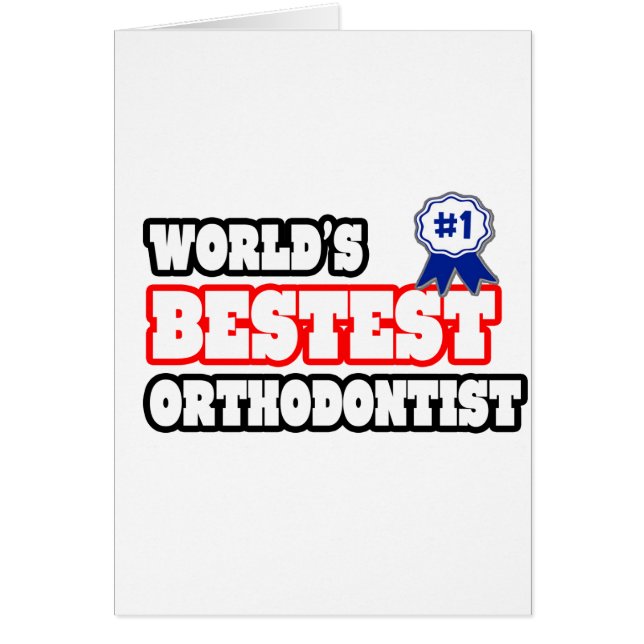 De beste orthodontist ter wereld (Voorkant)