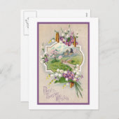 De beste paaswensen zijn  feestdagenkaart (Voorkant / Achterkant)