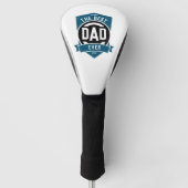 De beste pap ooit Modern Vaderdag cadeau Golfheadcover (Voorkant)