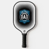 De beste pap ooit Modern Vaderdag cadeau Pickleball Paddle (Achterkant)