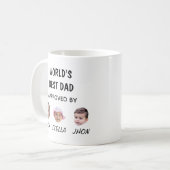 De beste papa Mok ter wereld | Aangepaste Baby Fac (Voorkant links)