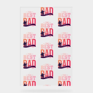 De Beste Papa Ooit Acryl Bord