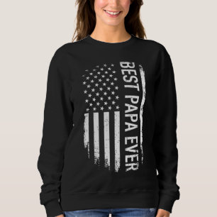 De beste papa ooit amerikaanse vlag voor opa trui