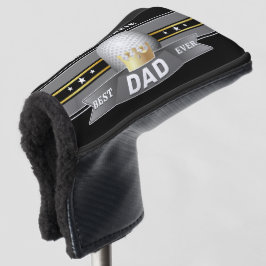 De beste papa ooit Faux Gold Sport Golfheadcover