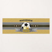 De beste papa ooit Faux Gold Sport Yogamat (Voorkant (horizontaal))