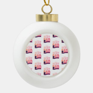 De Beste Papa Ooit Keramische Bal Ornament