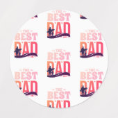 De Beste Papa Ooit Labels (Design 2)