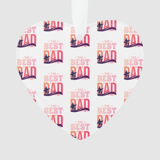 De Beste Papa Ooit Ornament (voorkant)