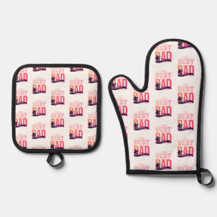 De Beste Papa Ooit Ovenwant & Pannenlap Set