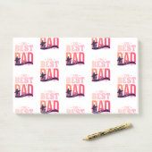 De Beste Papa Ooit Post-it® Notes (Op bureau)