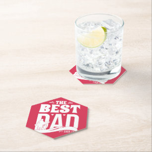 De Beste Papa Ooit - Vader & Kind Kartonnen Onderzetters