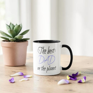 De Beste Papa op de Planeet Gepersonaliseerd Minim Mok