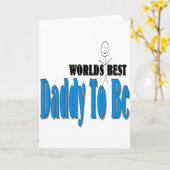 De beste papa ter wereld om te worden kaart (Gele Bloem)