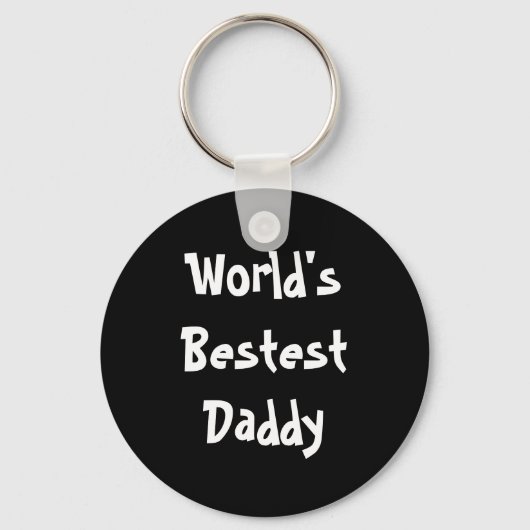 De beste papa ter wereld sleutelhanger (Voorkant)