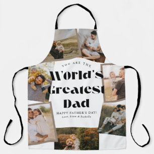 De Beste Papa van de Wereld 7 Fotocollage Schort