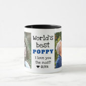 De beste papaverliefde van de wereld de beste 2 fo mok (Midden)