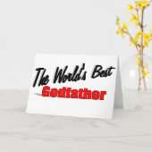 De beste Peetvader van de Wereld Kaart (Gele Bloem)