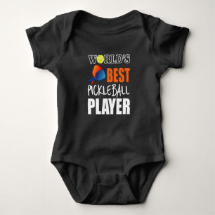 De beste Pickleball Player van de wereld Funny Pic Romper