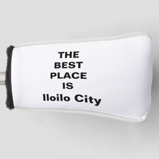 DE BESTE PLAATS IS Iloilo City Golfheadcover (Voorkant)