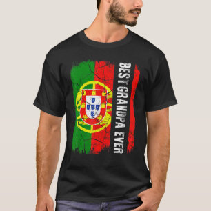 De beste Portugese opa ooit van de Portugese vlag T-shirt