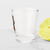 De beste redder ooit draadharige dashond shot glas (Rechts)