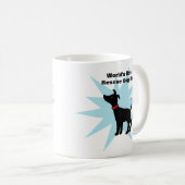 De beste redding van Dog Dad Mok Shelter Dog Dad (Voorkant rechts)