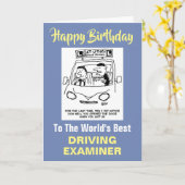 De beste rijexaminator ter wereld kaart (Gele Bloem)