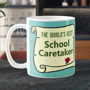 De beste schoolverzorger ter wereld. koffiemok
