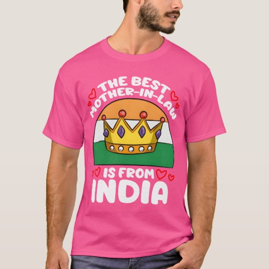 De beste schoonmoeder komt uit India T-shirt (Voorkant)