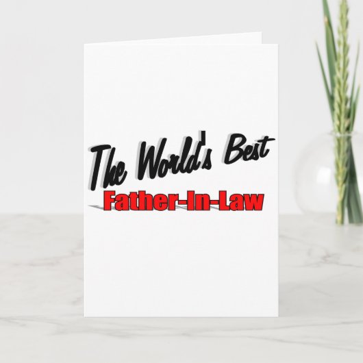 De beste schoonvader ter wereld kaart (Voorkant)