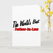 De beste schoonvader ter wereld kaart (Gele Bloem)