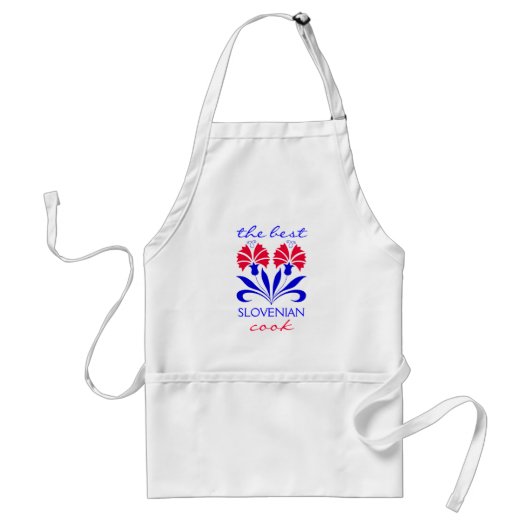 De beste Sloveense cook, gedecorbeerd Apron Standaard Schort (Voorkant)