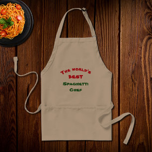 De beste spaghetti Chef ter wereld Standaard Schort