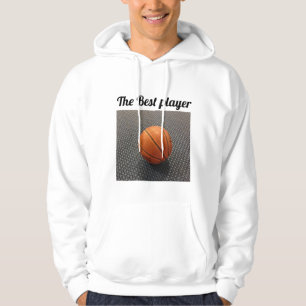 De beste speler BasketBall Trendy Modern Black Hoodie