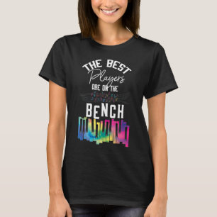De beste speler is op het toetsenbord van het zakd t-shirt