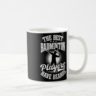 De beste spelers hebben Bards Design Badminton Pla Koffiemok