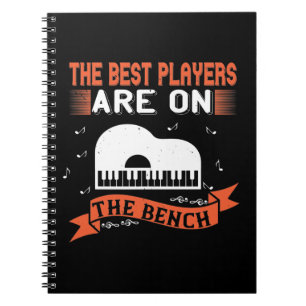 De beste spelers zijn op de bank notitieboek