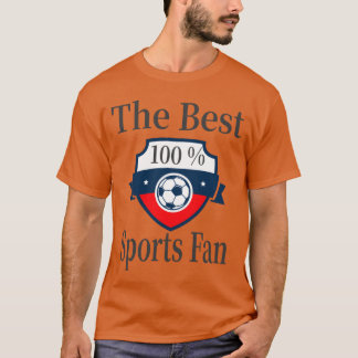 De beste sportfanfamilie t-shirt