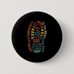De beste stap die pa je bedankt voor je inzet ronde button 5,7 cm