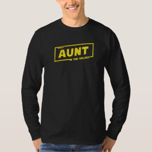 De beste tante in de melkweg t-shirt